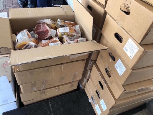 Закарпатські митники вилучили 1 тонну харчових продуктів
