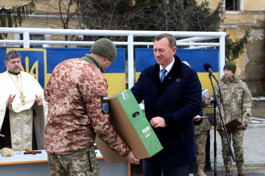 В Ужгороді привітали військових із Днем Збройних Сил України
