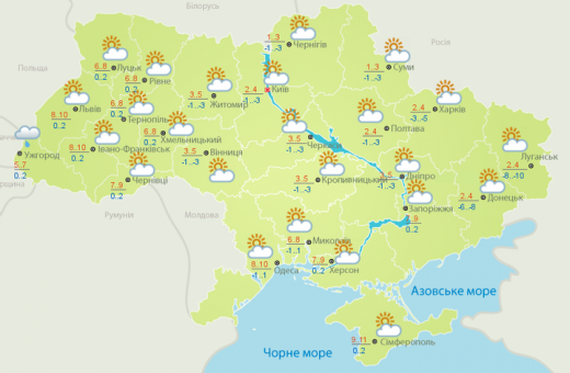 Погода 22 січня: в Україну прийшло потепління