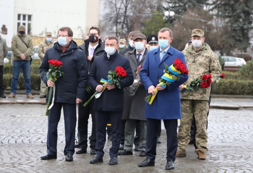 В Ужгороді відбулися урочистості з нагоди Дня Соборності України