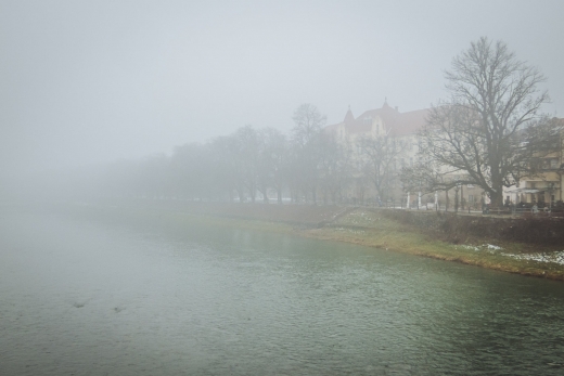 Ужгород у тумані – на світлинах фотографа Сергія Денисенка