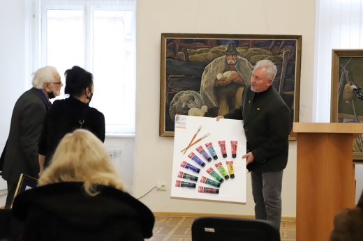 Легендарний закарпатський художник Володимир Микита відзначив 90-річчя ювілейною виставкою