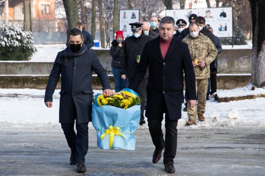 Пам'ять Героїв Небесної Сотні вшанували в Ужгороді (ФОТО)