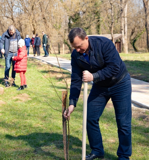 В Ужгороді висадили 500 дерев в рамках Всеукраїнської акції з озеленення «Greening of the Planet»