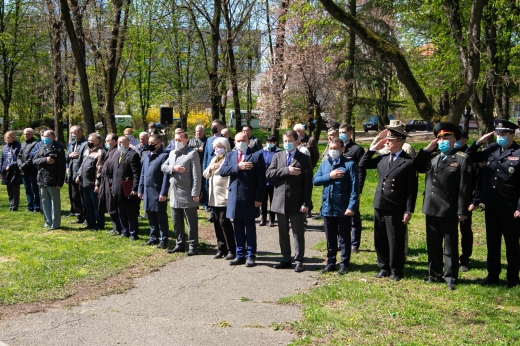 Ліквідаторів аварії на ЧАЕС вшанували в Ужгороді