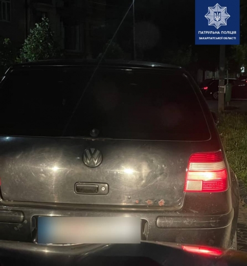 Вночі в Мукачеві патрульні виявили водія "під кайфом"