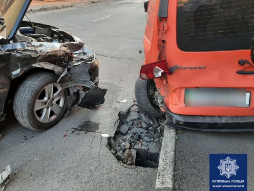 Патрульні виявили нетверезого водія, який вчинив ДТП у Мукачеві