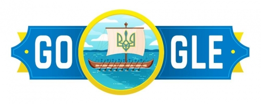 Google присвятив 30-річчю Незалежності України святковий дудл