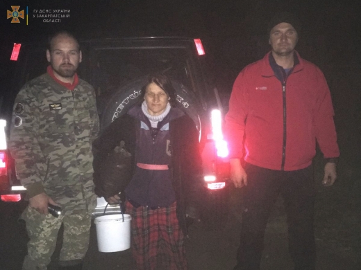 Рятувальники відшукали загублених у гірській місцевості грибників