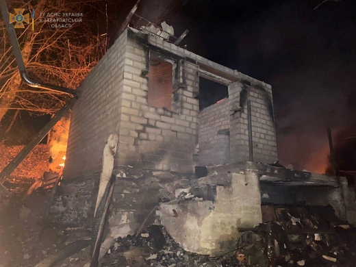 На пожежі в Тячівському районі загинув 71-річний чоловік