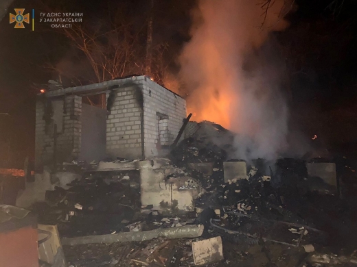 На пожежі в Тячівському районі загинув 71-річний чоловік