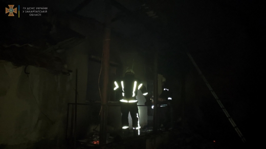 На пожежі в Берегівському районі загинула людина