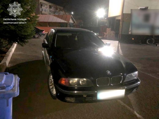 В Мукачеві у нетверезого водія вилучили автівку на користь держави