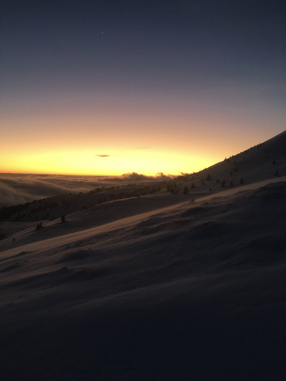 вечір на Брескулі під Говерлою