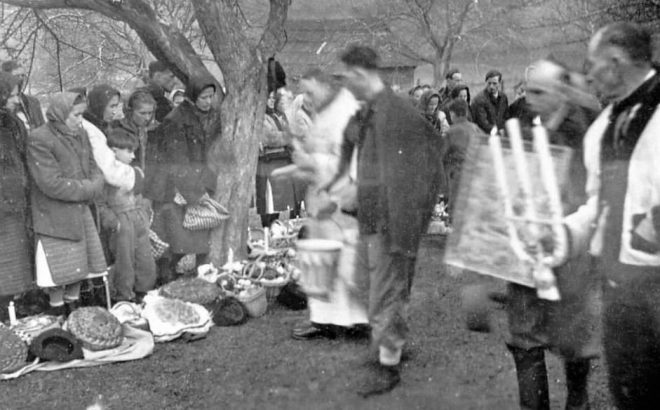 Рахівщина. Великдень. Фото 40 х рр. ХХ ст.
