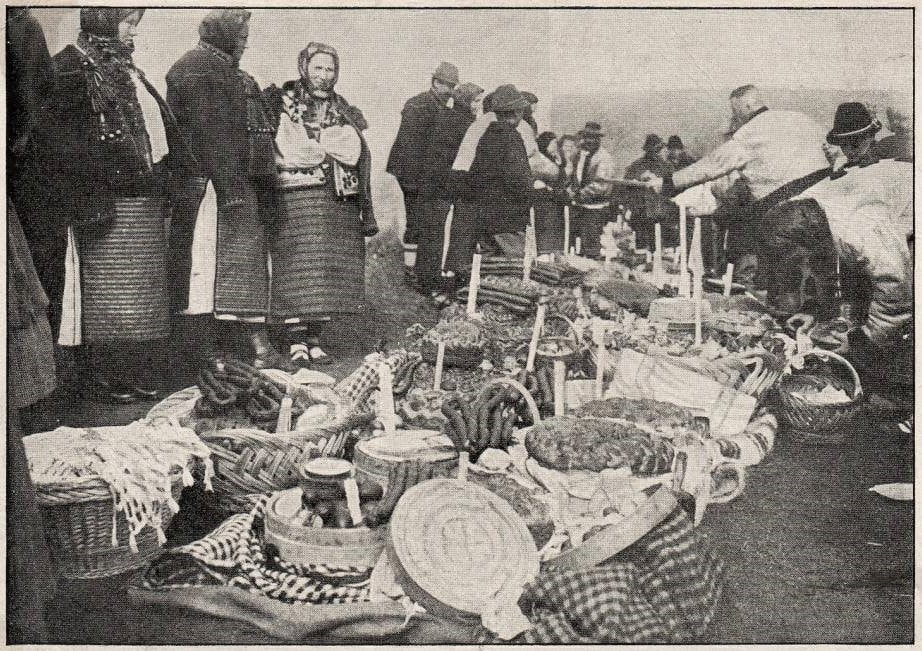 Великдень в Ясіня. Листівка 1930-х рр. ХХ ст.