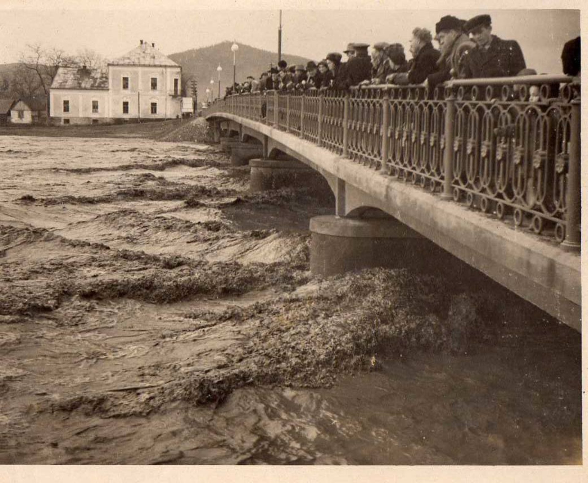 Повінь на Латориці, 1958 р., фото Золтан Локер